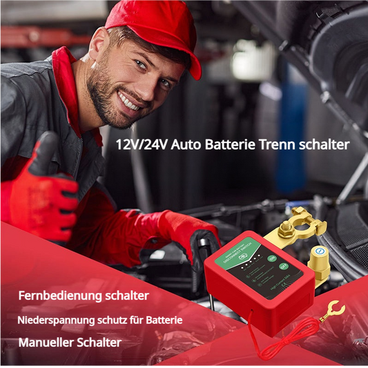 🔥Letzter Tag: 60 % Rabatt! ⏰🚗🔋12V/24V Fernbedienungs-Autobatterie-Trennschalter