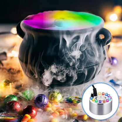 💧 50 % RABATT!✨ Kühler Nebel & buntes Licht – Ultraschall‑Nebelmaschine, leiser Betrieb, toll für Deko