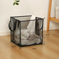 🎁 Aufbewahrungsbox aus transparentem Stoff | Zusammenklappbarer Schrank-Organizer – Ideal für Kleidung, Spielzeug, Decken und vieles mehr! 🧸👕📦