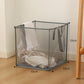 🎁 Aufbewahrungsbox aus transparentem Stoff | Zusammenklappbarer Schrank-Organizer – Ideal für Kleidung, Spielzeug, Decken und vieles mehr! 🧸👕📦