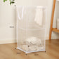 🎁 Aufbewahrungsbox aus transparentem Stoff | Zusammenklappbarer Schrank-Organizer – Ideal für Kleidung, Spielzeug, Decken und vieles mehr! 🧸👕📦