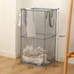 🎁 Aufbewahrungsbox aus transparentem Stoff | Zusammenklappbarer Schrank-Organizer – Ideal für Kleidung, Spielzeug, Decken und vieles mehr! 🧸👕📦