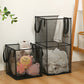 🎁 Aufbewahrungsbox aus transparentem Stoff | Zusammenklappbarer Schrank-Organizer – Ideal für Kleidung, Spielzeug, Decken und vieles mehr! 🧸👕📦