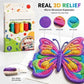 🔥HEISSER SALE 2026🔥💥50.000+ VERKAUFT!🎄🎁Magische Popcorn-Stifte mit Blaseneffekt, wärmeaktivierte Popcorn-Stifte, DIY-3D-Kunstmarker für Kinderbastelprojekte