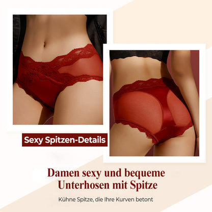 Damen sexy und bequeme Unterhosen mit Spitze