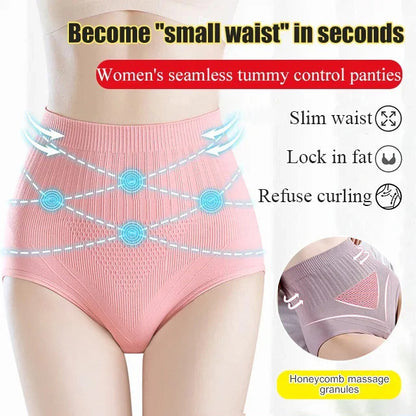 🔥Neujahrsangebot🔥Nahtlose Damen-Slips in großen Größen mit Bauchkontrolle
