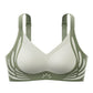 ✨ LAST DAY SALE 49% RABATT✨Geraffter Push-Up-BH ohne Abdrücke im Farbblockdesign