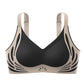 ✨ LAST DAY SALE 49% RABATT✨Geraffter Push-Up-BH ohne Abdrücke im Farbblockdesign