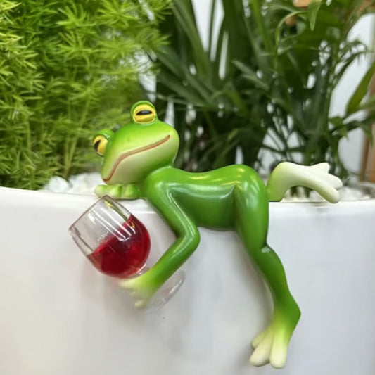 🐸Frühling Heißer Verkauf 49% Rabatt🍃Frosch-Blumentopf-Hänger-Ornament
