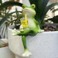 🐸Frühling Heißer Verkauf 49% Rabatt🍃Frosch-Blumentopf-Hänger-Ornament