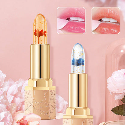 🔥Kaufen Sie 1 und erhalten Sie 1 gratis🎁Crystal Flower Temperaturwechsel-Gelee-Lippenstift