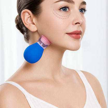 Massage-Schröpfglas aus Glas