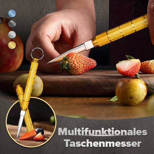 💥Professionelles Niveau🔥Multifunktionales tragbares Taschenmesser