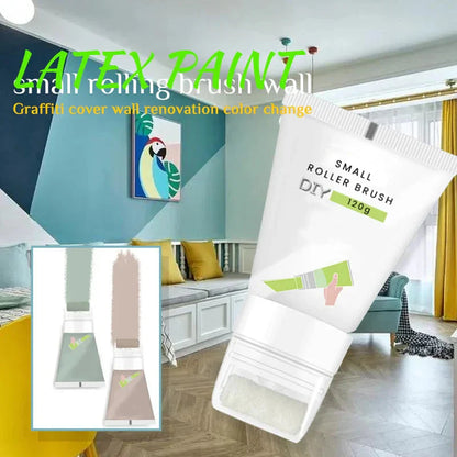 ✨Graffiti Abdeckung Wand Renovierung Farbe ändern kleine rollende Pinsel Wand Latexfarbe