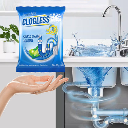 Praktisches Geschenk – Reinigungspulver zum Entstopfen von Küchenabflüssen