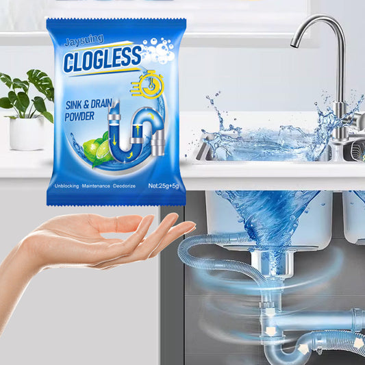 Praktisches Geschenk – Reinigungspulver zum Entstopfen von Küchenabflüssen