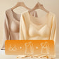 Damen nahtloses Thermo Top mit eingebautem BH
