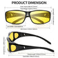 👓 KAUFEN SIE 2, ERHALTEN SIE 1 GRATIS! 🔥 Dark Vision-Fahrbrille – entspiegelt und polarisiert, perfekt für Nachtfahrten ✨