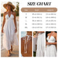 🌞Frühlingserwachen: 50% Rabatt!👗Halsfreies, rückenfreies Layering-Maxikleid – Bohemian Chic & fließend bequem!