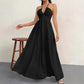 🌞Frühlingserwachen: 50% Rabatt!👗Halsfreies, rückenfreies Layering-Maxikleid – Bohemian Chic & fließend bequem!