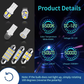 🚗 💡 42-teiliges Superhelles LED Auto-Innenraumbeleuchtungs-Set – Plug & Play, 6000K Kaltweiß & Universelle Passform ✨