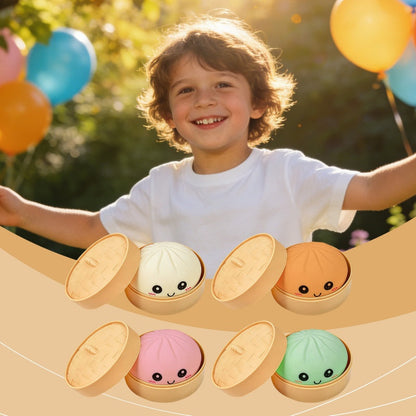 Süßes Knödel-Quetschspielzeug mit Dampfgarer
