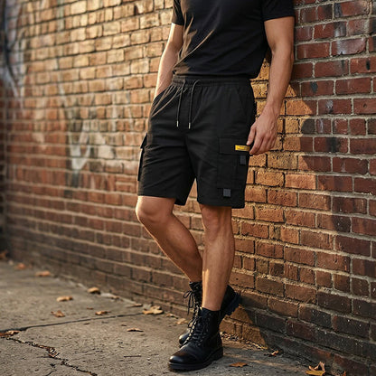 🩳 50 % Rabatt! 🌿 Lässige Herren-Workwear-Shorts mit Kordelzug und kostenlosen Socken🧦 – viele Taschen, bequemer Schnitt, ideal für heißes Wetter ☀️