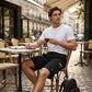 🩳 50 % Rabatt! 🌿 Lässige Herren-Workwear-Shorts mit Kordelzug und kostenlosen Socken🧦 – viele Taschen, bequemer Schnitt, ideal für heißes Wetter ☀️