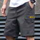 🩳 50 % Rabatt! 🌿 Lässige Herren-Workwear-Shorts mit Kordelzug und kostenlosen Socken🧦 – viele Taschen, bequemer Schnitt, ideal für heißes Wetter ☀️