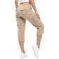 👖 LIMITED-TIME 50% RABATT! ✨ Leichte Cargo-Caprihosen für Damen – 6 Taschen, Verstellbar, Atmungsaktiv 🌿