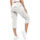👖 LIMITED-TIME 50% RABATT! ✨ Leichte Cargo-Caprihosen für Damen – 6 Taschen, Verstellbar, Atmungsaktiv 🌿