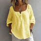 Women's U-Neck Long Sleeve Tunic Top