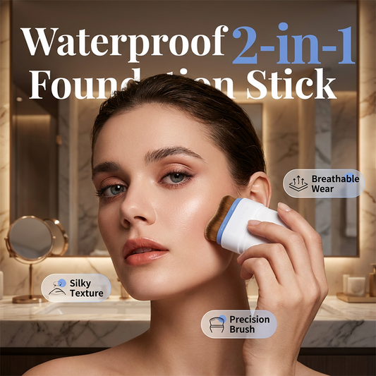 Wasserfester 2-in-1-Foundation-Stick