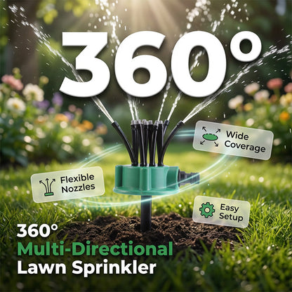 Präzisions-Gartenbewässerungsregner mit 360°-Abdeckung