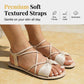 Damen-Sandalen mit gekreuzten Riemen