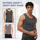 Figurbetontes, schnell trocknendes und elastisches Rundhals-Tanktop
