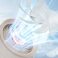 🔥Solange der Vorrat reicht 40 % Rabatt!🎉Kleiner tragbarer aufladbarer wandmontierter Ventilator mit Lampen