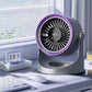 🔥Solange der Vorrat reicht 40 % Rabatt!🎉Kleiner tragbarer aufladbarer wandmontierter Ventilator mit Lampen