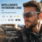 Stilvolle Schutzbrille für Tag und Nacht beim Motorradfahren