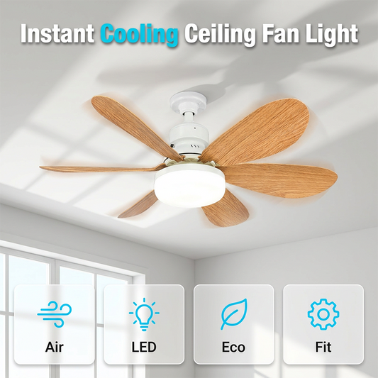 ⏳Zeitlich begrenztes Sonderangebot⏰ 2-in-1 Smart-Deckenventilator mit Beleuchtung