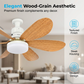 ⏳Zeitlich begrenztes Sonderangebot⏰ 2-in-1 Smart-Deckenventilator mit Beleuchtung