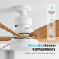 ⏳Zeitlich begrenztes Sonderangebot⏰ 2-in-1 Smart-Deckenventilator mit Beleuchtung