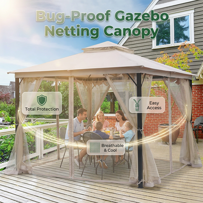 🥳HEISSER SALE 2026🥳💞50.000+ VERKAUFT!👵❤️   Universelles Moskitonetz für Gartenpavillons