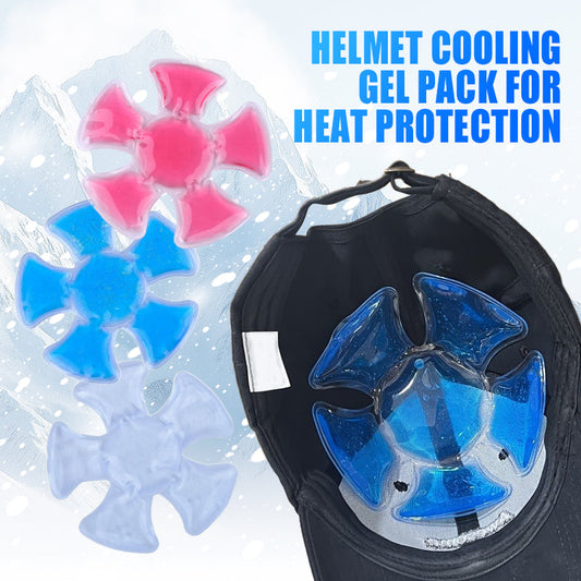 Kühlgelpackung für Helme zum Hitzeschutz