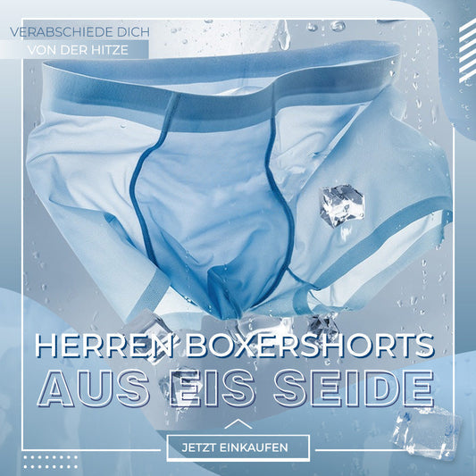 Herren Eis Seiden Boxershorts Unterwäsche✨Sommer Essentials✨