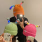 🎅Weihnachtsgeschenkidee!🎁Leuchtende kleine Monstermütze