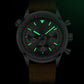 Ideales Geschenk - Wasserdichter analoger Multifunktions-Chronograph - Quarzuhr mit Datum für Herren