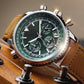 Ideales Geschenk - Wasserdichter analoger Multifunktions-Chronograph - Quarzuhr mit Datum für Herren